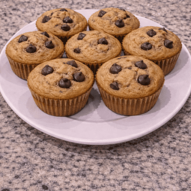 banana protein muffins