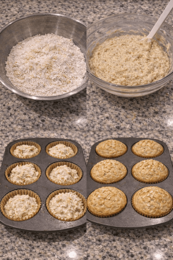 how to make coconut muffins