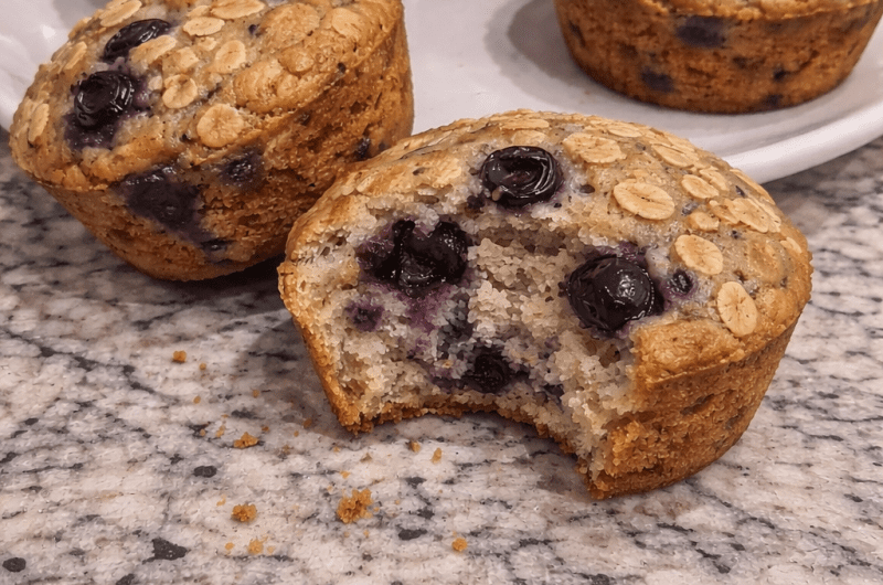 Oatmeal blueberry muffins