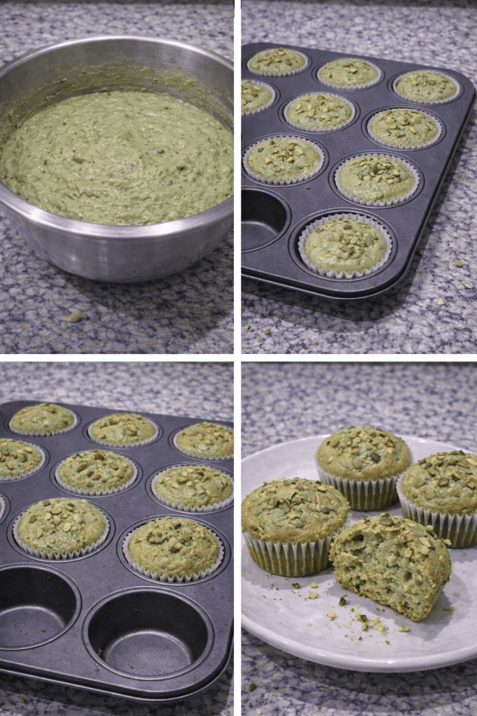 how to make pistachio muffins