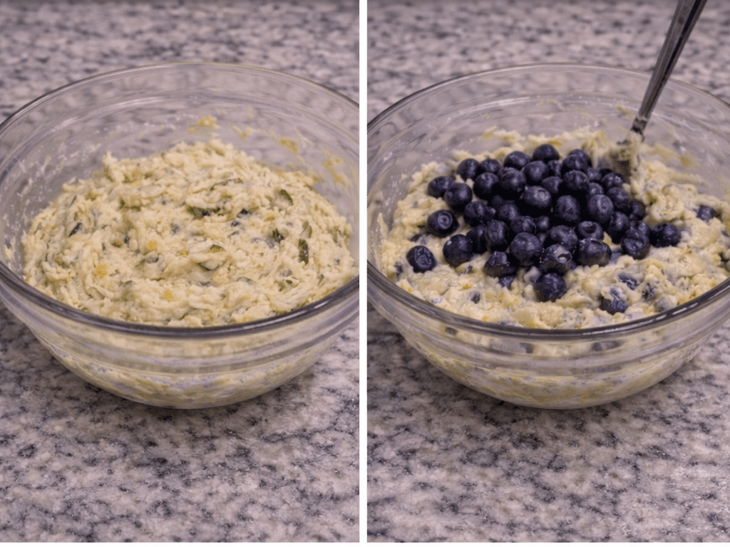 blueberry zucchini muffins