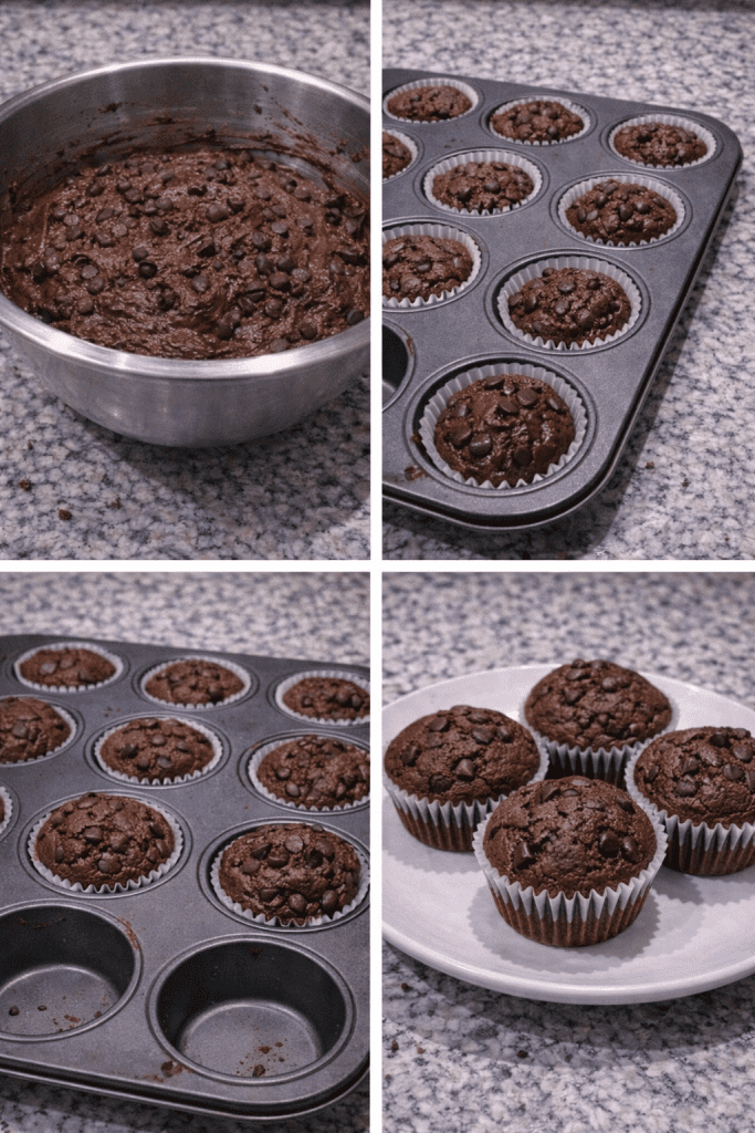 how to make schoko muffins