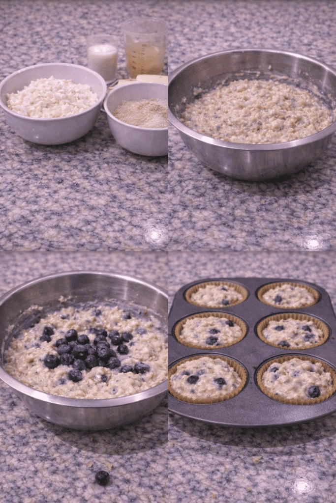 how to make cottage cheese muffins