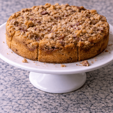 rhubarb coffee cake