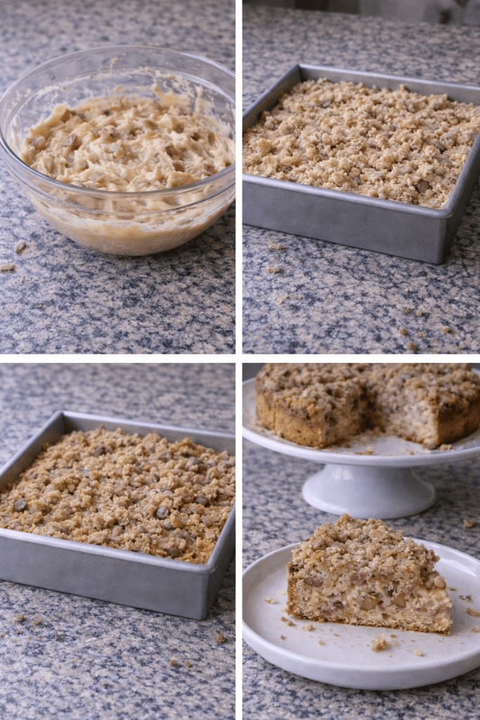 how to make rhubarb coffee cake s