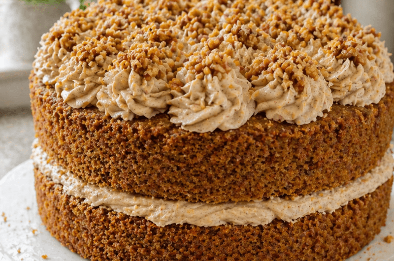coffee and walnut cake