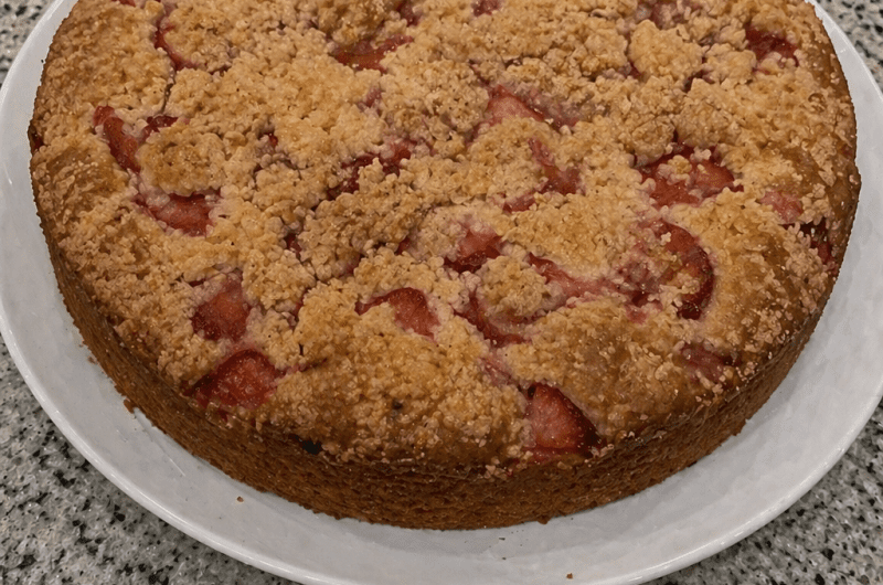 Strawberry Coffee Cake