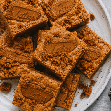 biscoff blondies
