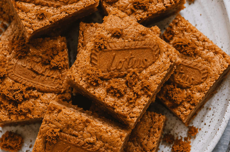 biscoff blondies