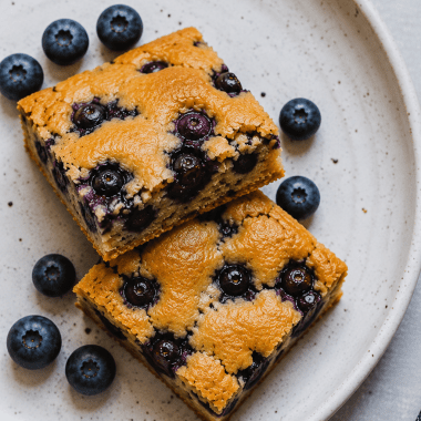 Blueberry Blondies