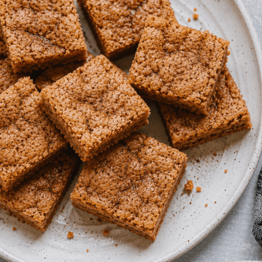 cinnamon blondies