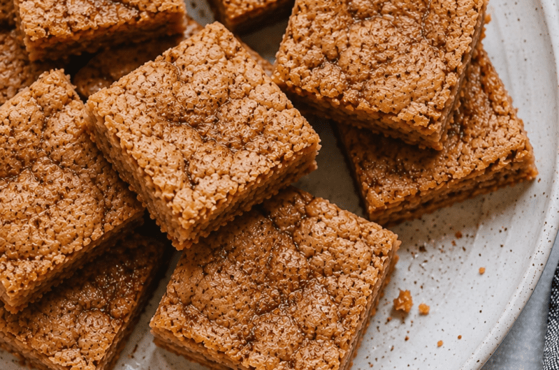 cinnamon blondies