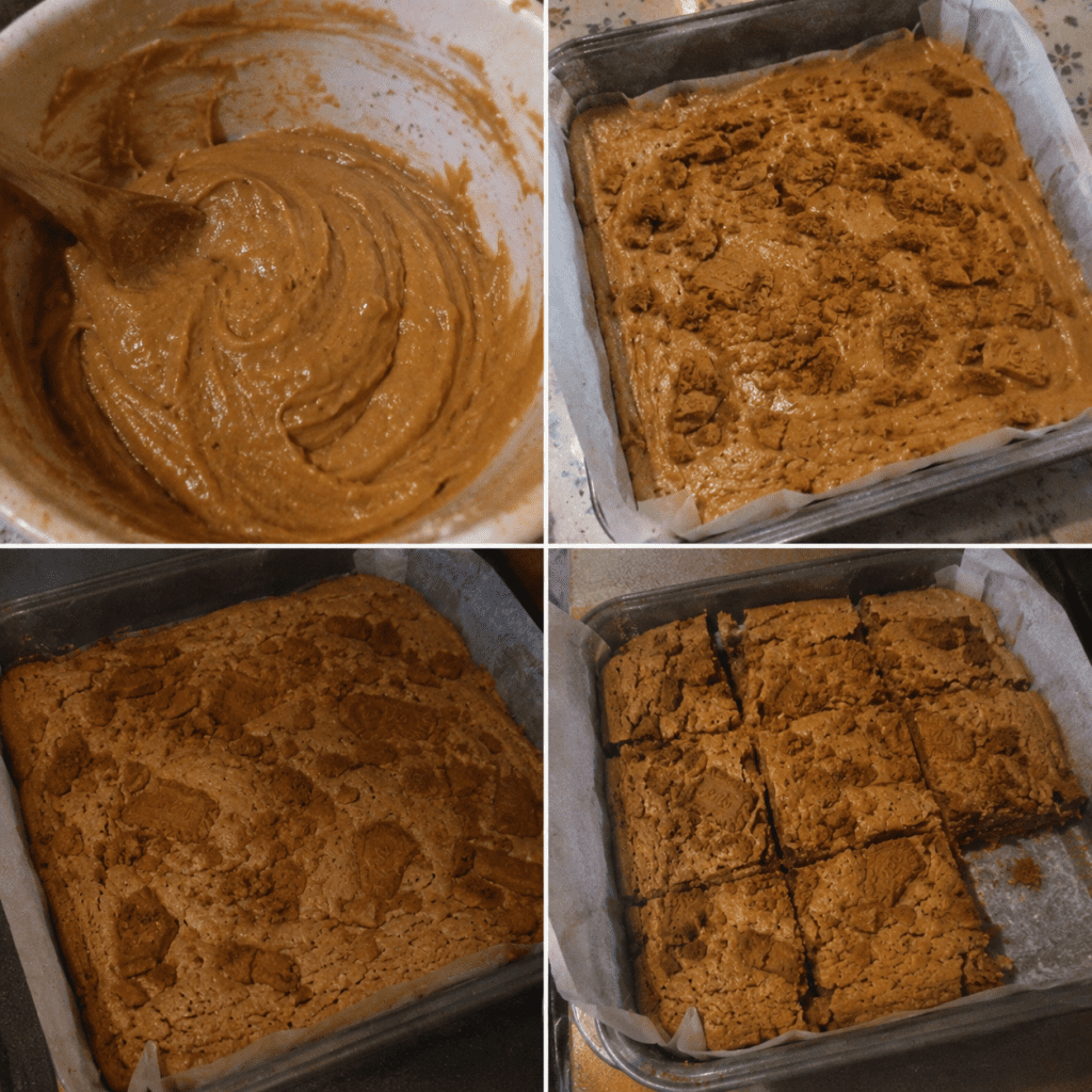 biscoff blondies