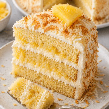 Pineapple Coconut Cake