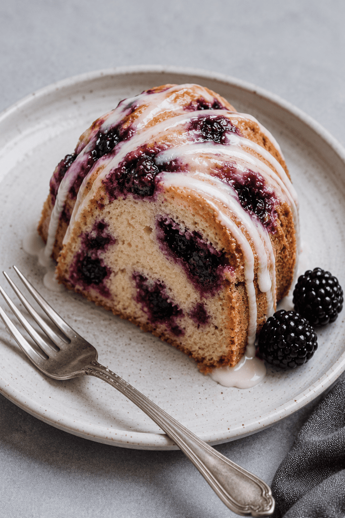 blackberry bundt cake