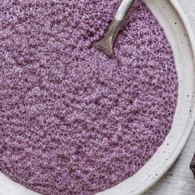 blackberry chia pudding