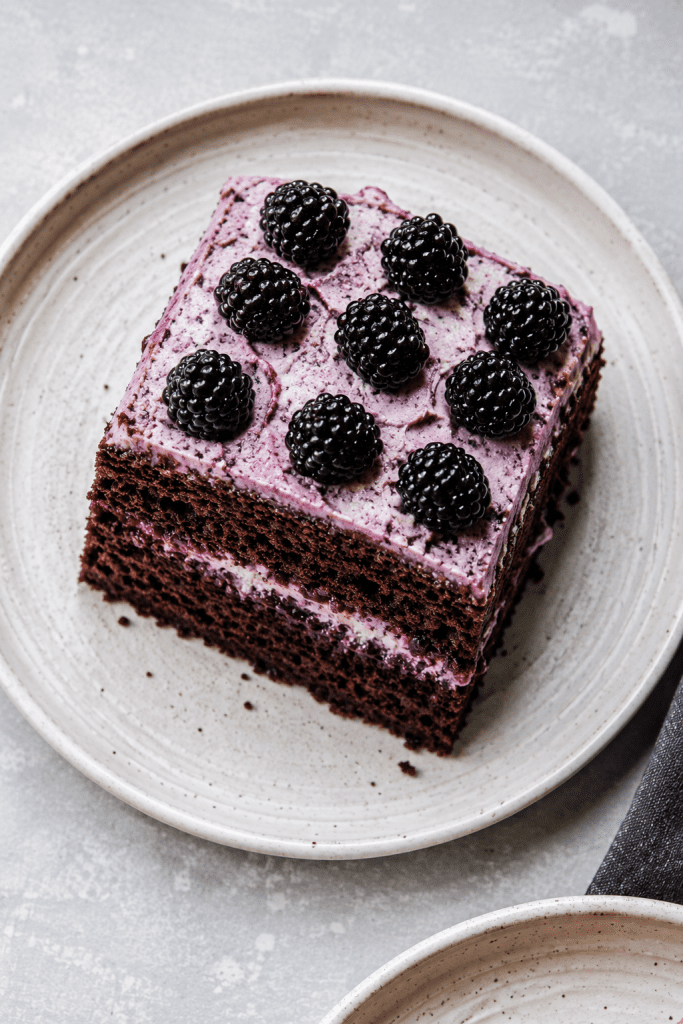 blackberry chocolate cake