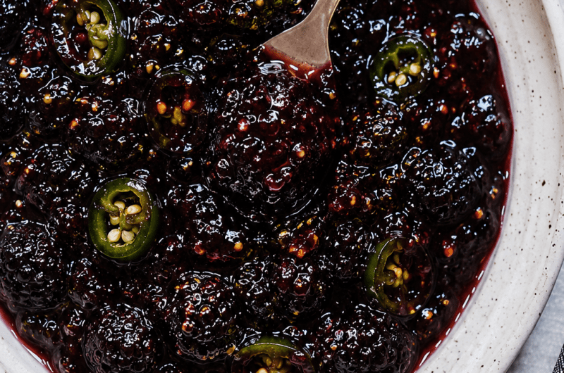 blackberry jalapenio jam